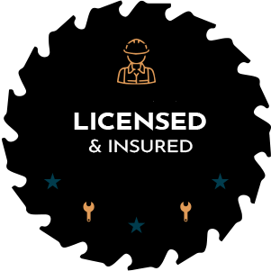 Licensed & Insured badge
